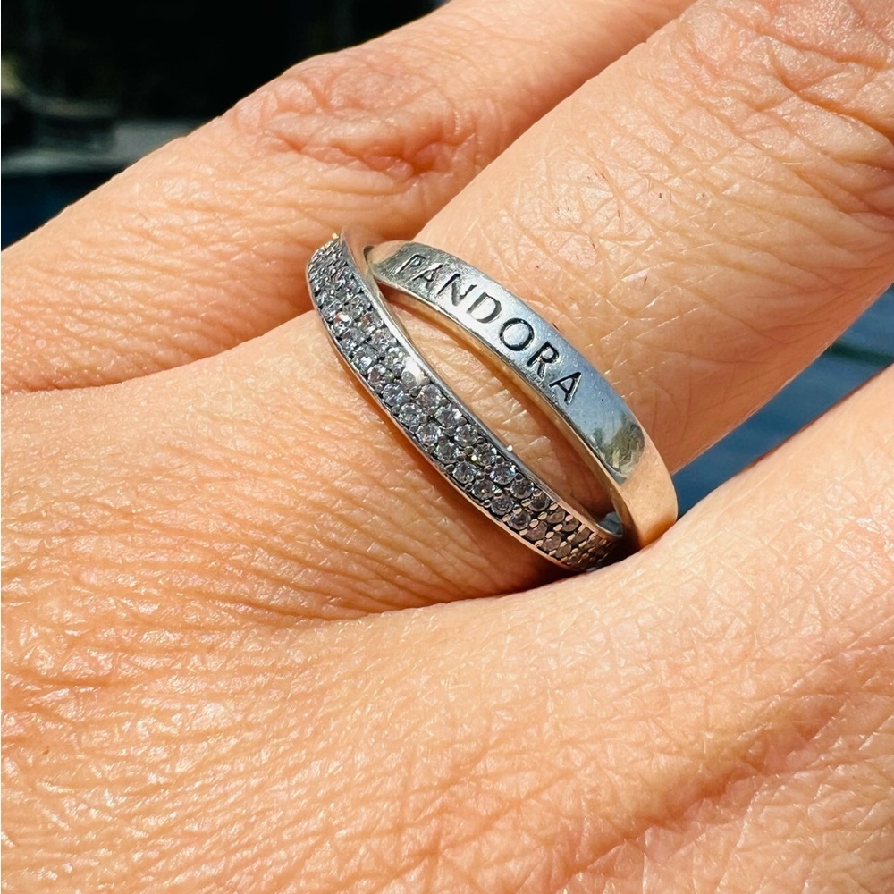 Sterling silver Pandora style ring